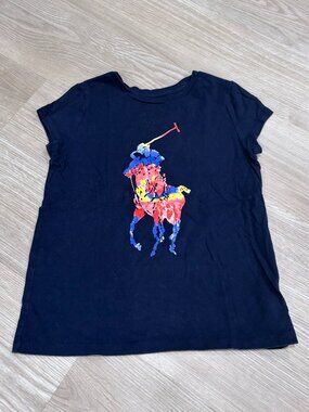 Polo Ralph Lauren Big Pony logo T-Shirt - Size 7 Kids